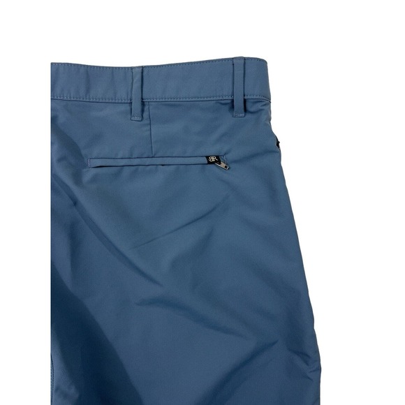 Banana Republic Men Blue Straight Leg Flat Front Pants Sz 38x32 - Picture 5 of 5